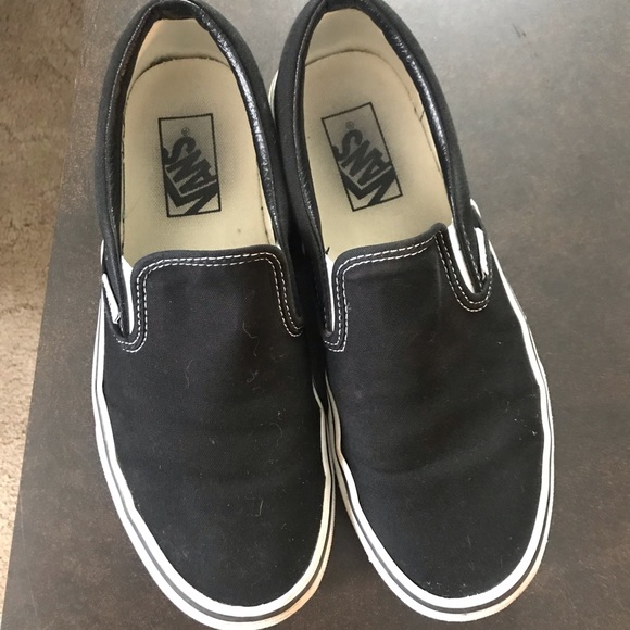 Vans Shoes - Black Slip on Vans